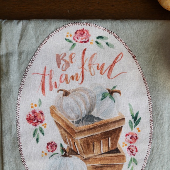 🍁 Be Thankful Dish Towel - Picture 2 of 3